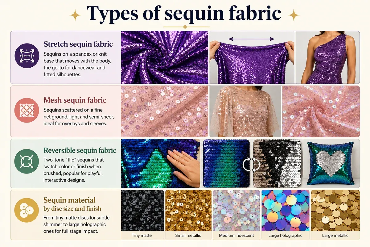 Sequin Fabric vs. Beaded Fabric: A Complete Guide to Two Embellished Textiles — article image 4 Sequin Fabric vs. Beaded Fabric: A Complete Guide to Two Embellished Textiles — article image 4