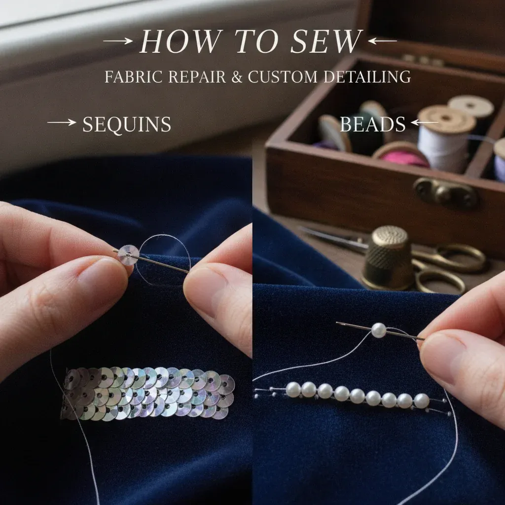 Sequin Fabric vs. Beaded Fabric: A Complete Guide to Two Embellished Textiles — article image 6 Sequin Fabric vs. Beaded Fabric: A Complete Guide to Two Embellished Textiles — article image 6