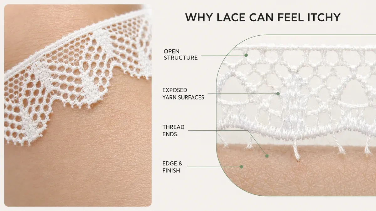 Why Is Lace Itchy? How to Choose Soft, Skin-Friendly Lace Trim for Lingerie and Clothing — article image 2
