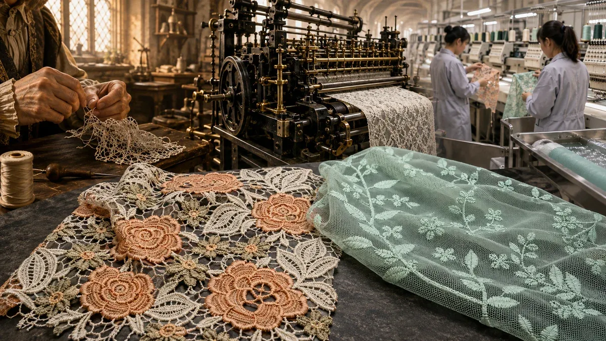 Ätzspitze auf wasserlöslichem Träger und Tüllnetzstickerei: Leitfaden zu Kosten, Haltbarkeit und Anwendungen für Bekleidungsdesigner – Artikelbild 4 Ätzspitze auf wasserlöslichem Träger und Tüllnetzstickerei: Leitfaden zu Kosten, Haltbarkeit und Anwendungen für Bekleidungsdesigner – Artikelbild 4