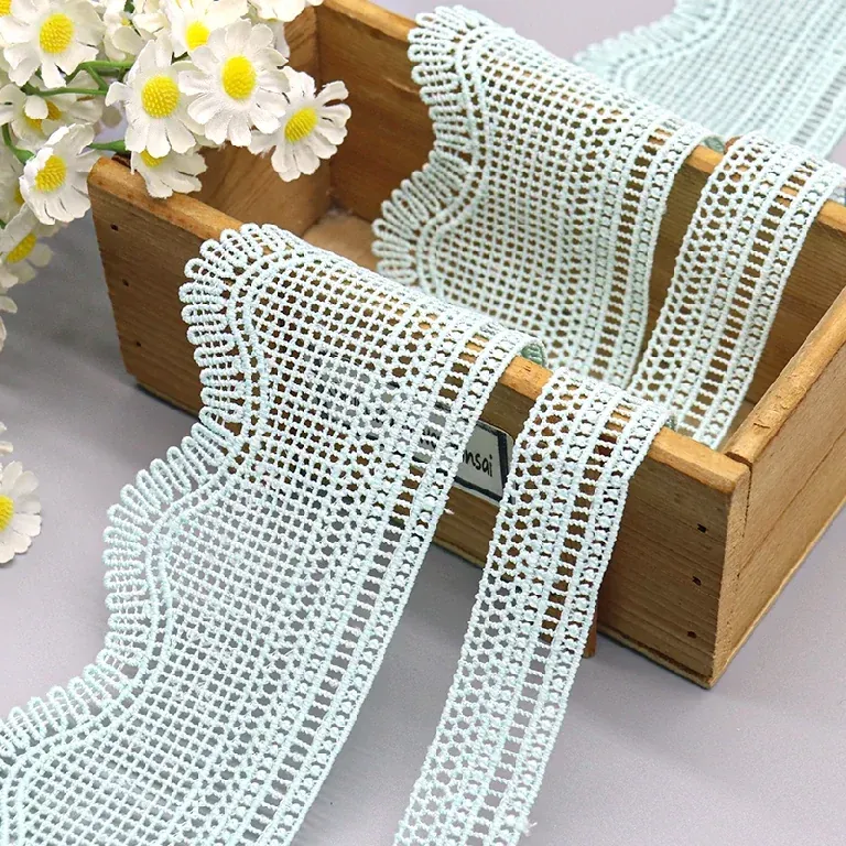 Cotton Crochet Lace vs Polyester Water Soluble Lace: Which Is Better for Garment Production? A B2B Analysis Cotton Crochet Lace vs Polyester Water Soluble Lace: Which Is Better for Garment Production? A B2B Analysis