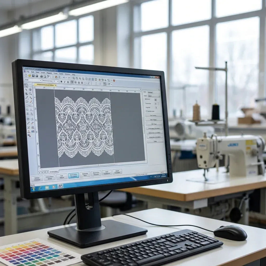 Spitzendesign: Wie Muster in einer Ätzspitzenfabrik entstehen Spitzendesign: Wie Muster in einer Ätzspitzenfabrik entstehen