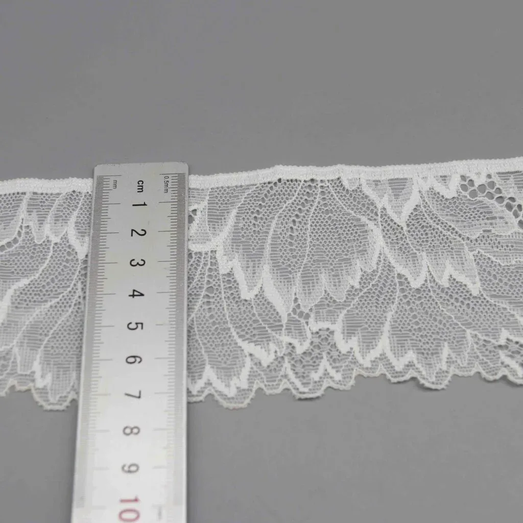 Wide Elastic Lace Trim for Contemporary Lingerie and Sportswear — detail view 3 Wide Elastic Lace Trim for Contemporary Lingerie and Sportswear — detail view 3