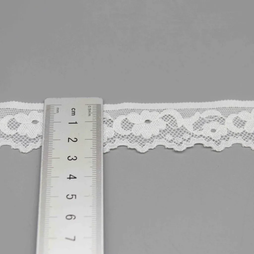 Delicate Galloon Lace Trim for Lingerie Edging and Apparel Accents — detail view 3 Delicate Galloon Lace Trim for Lingerie Edging and Apparel Accents — detail view 3