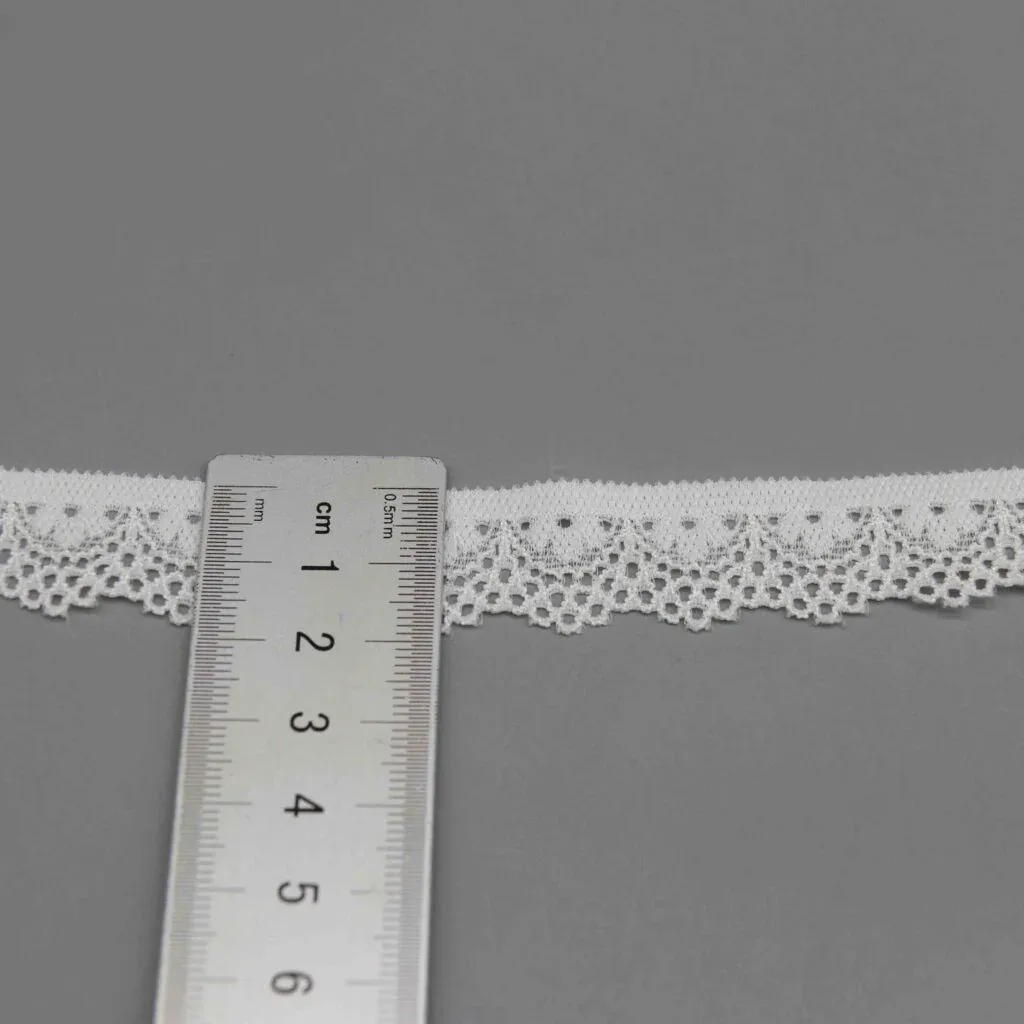 Dainty Narrow Elastic Lace for Lingerie Straps and Edge Finishing — detail view 2 Dainty Narrow Elastic Lace for Lingerie Straps and Edge Finishing — detail view 2