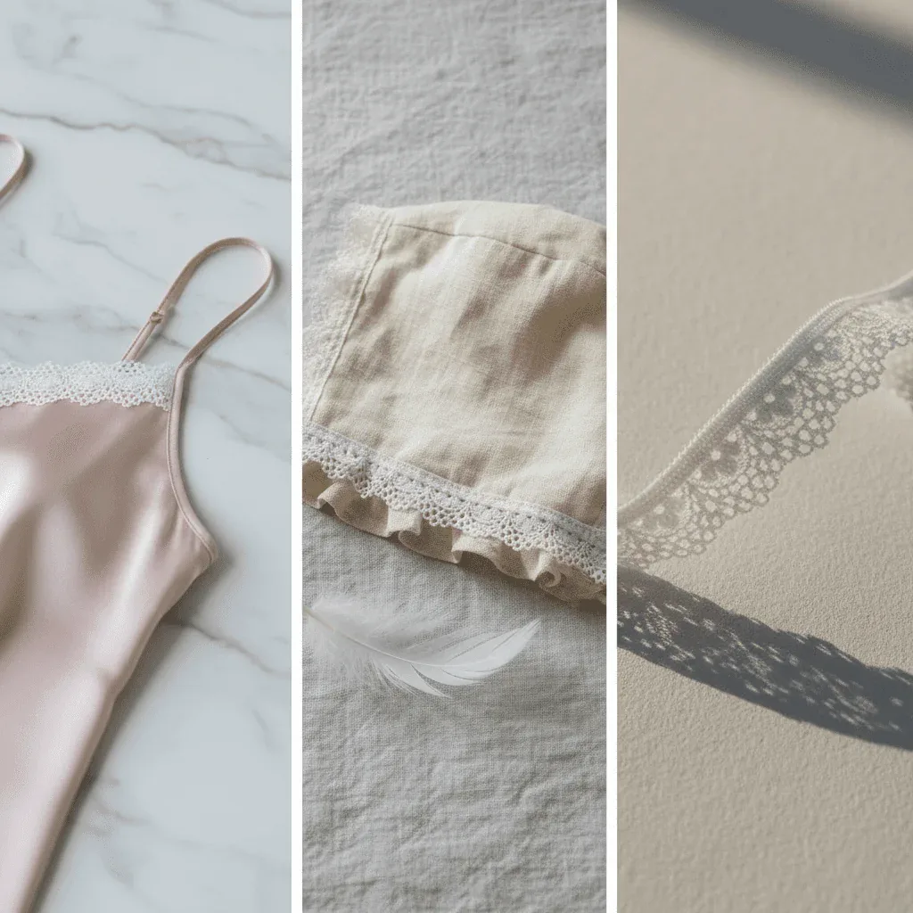 Dainty Narrow Elastic Lace for Lingerie Straps and Edge Finishing — detail view 4 Dainty Narrow Elastic Lace for Lingerie Straps and Edge Finishing — detail view 4