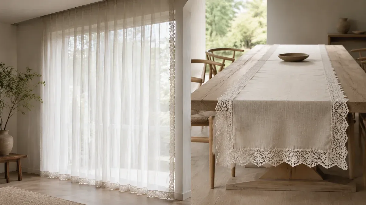 How to Choose Lace for Curtains, Table Linen and Bedding — article image 1 How to Choose Lace for Curtains, Table Linen and Bedding — article image 1