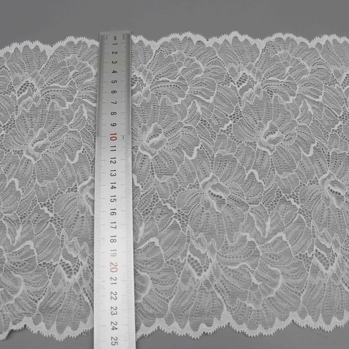 25 cm Stretch Galloon Lace for Lingerie and Waistbands, product detail view 7