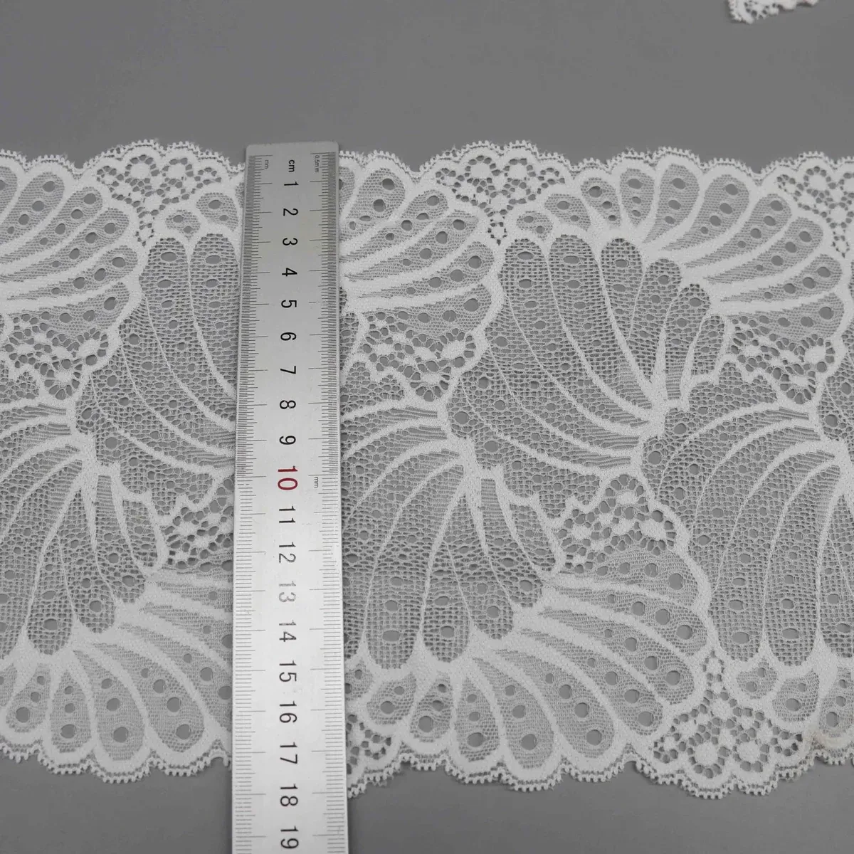 Wide Stretch Galloon Lace for Lingerie and Apparel Design, product detail view 5