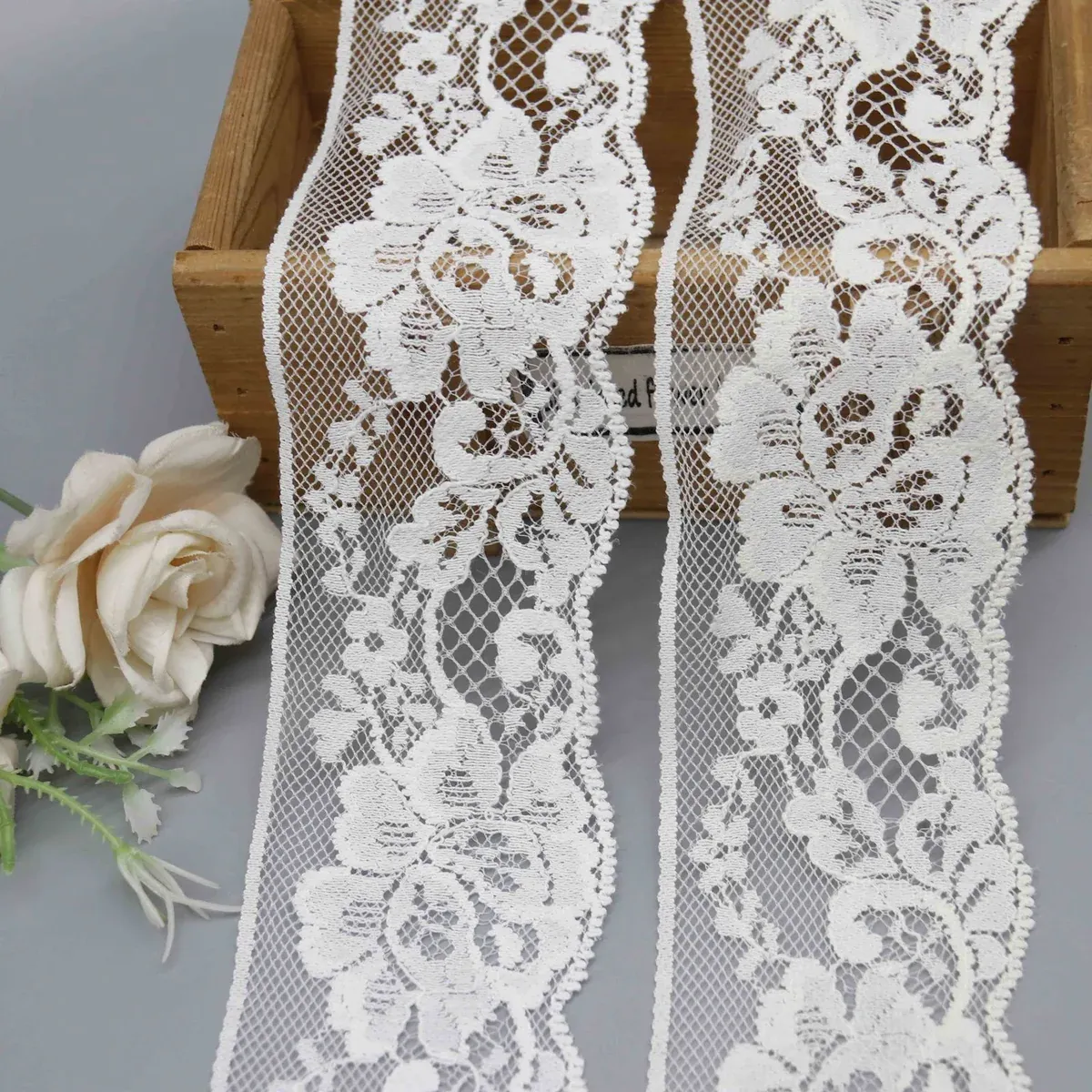 Floral Lace Trim for Lingerie, main product view