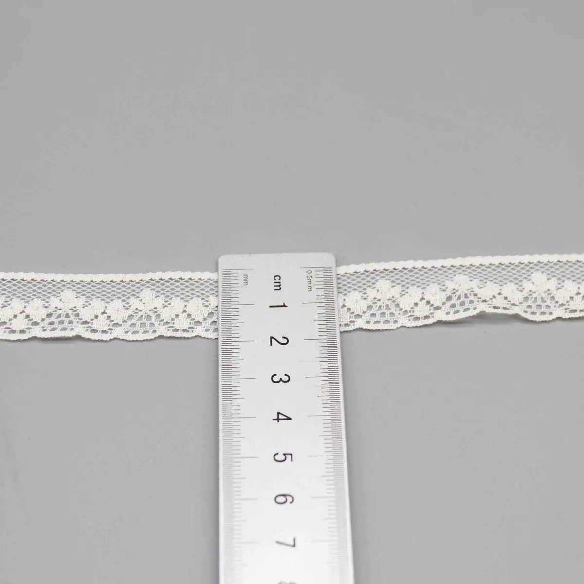 Small Floral Vine Mesh Lace Trim for Lingerie, product detail view 3