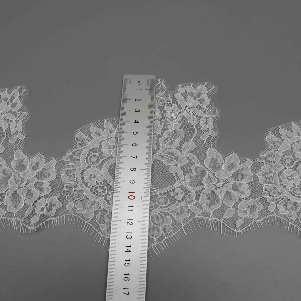 Large dentelle extensible à cils pour lingerie et tenues de mariée, direct usine