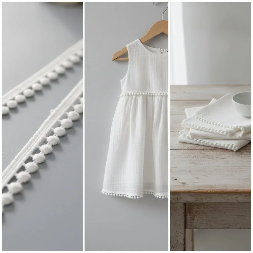 Factory Direct Pompom Trim for Apparel and Home Decor Factory Direct Pompom Trim for Apparel and Home Decor