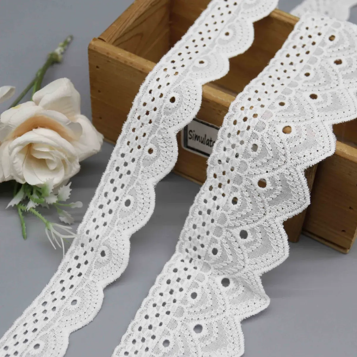 Vintage Style Cotton Lace Trim for Apparel and Bohemian Home Decor — product detail Vintage Style Cotton Lace Trim for Apparel and Bohemian Home Decor — product detail