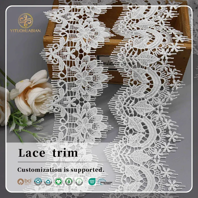 Elegant Decorative Lace Trim for Clothing and Home Textiles, main product view