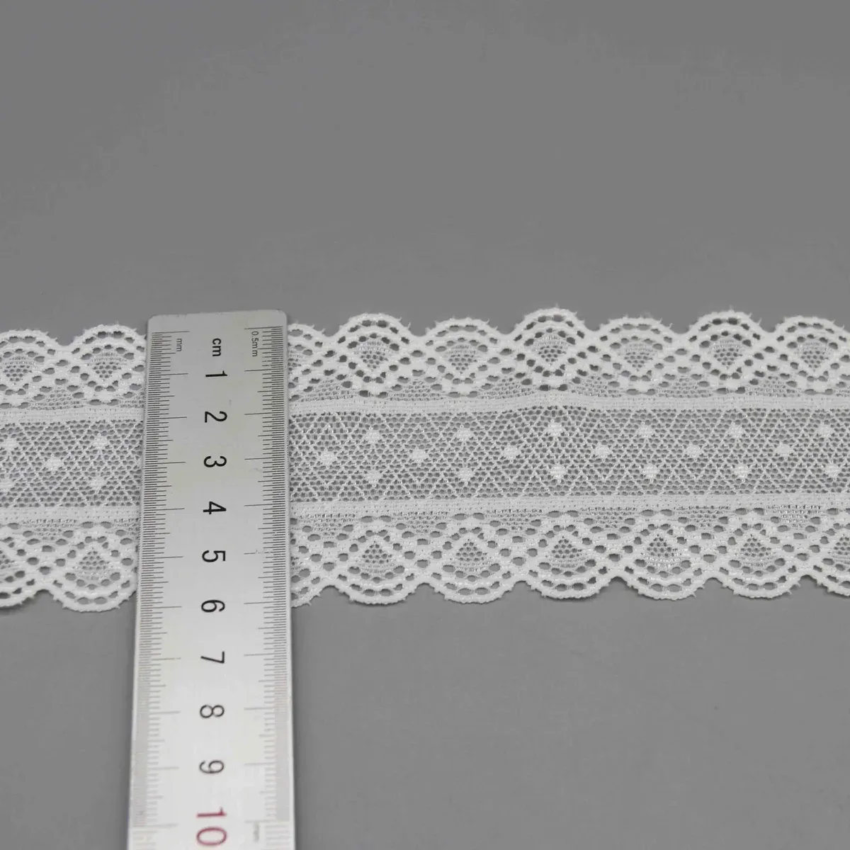 Geometric Stretch Galloon Lace for Lingerie Waistbands and Activewear, product detail view 4