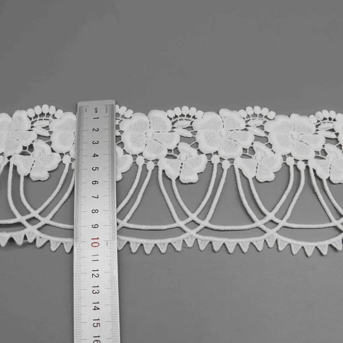Elegant Water Soluble Lace Trim for Bridal and Couture Apparel — detail view 2 Elegant Water Soluble Lace Trim for Bridal and Couture Apparel — detail view 2