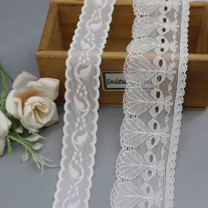 Narrow and Wide Stretch Lace Trim for Coordinated Lingerie and Apparel, main product view