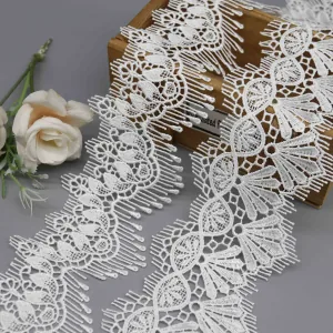 Factory Direct Guipure Lace Trim for Bridal Wear and Home Decor, main product view