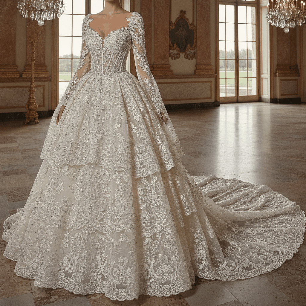 Bridal Lace Trim Application