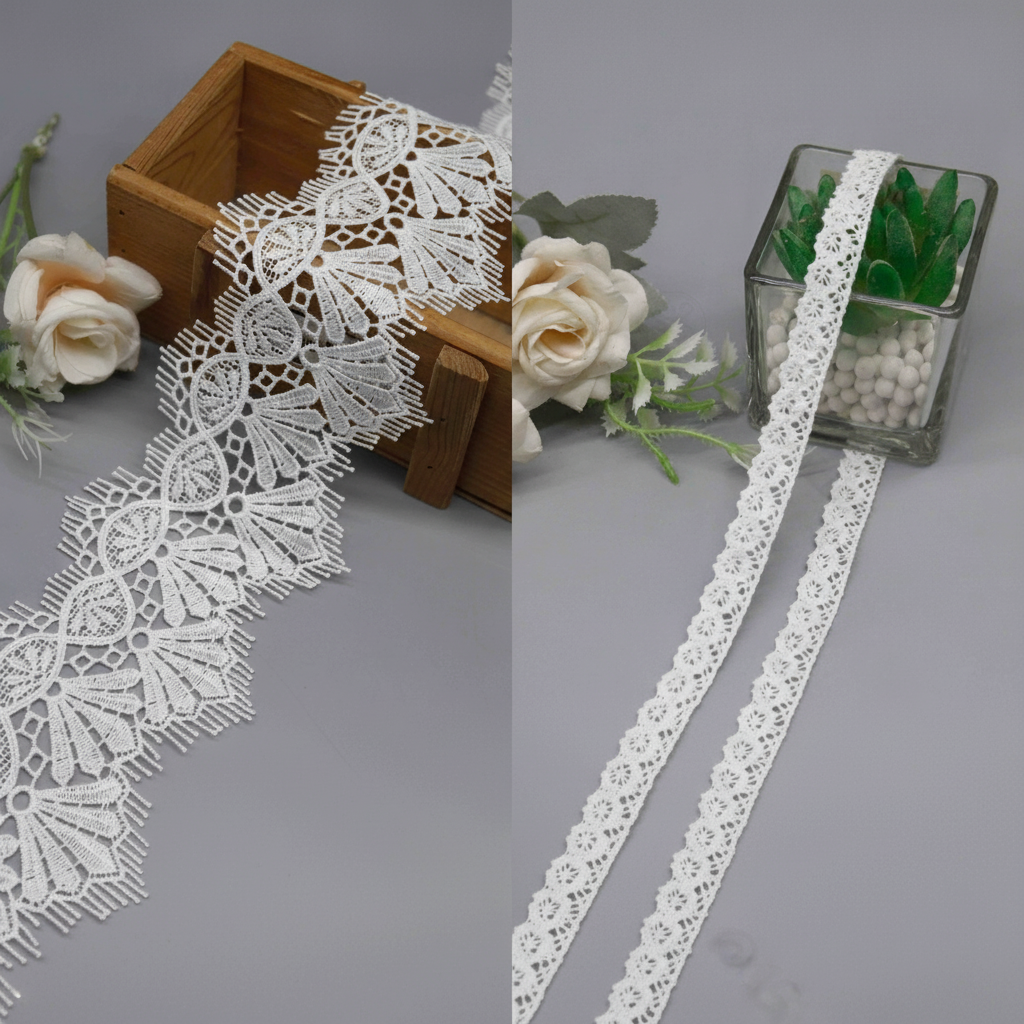 Chemical Lace Trim vs. Cotton Lace Trim: A Detailed Comparison for Smarter Sourcing