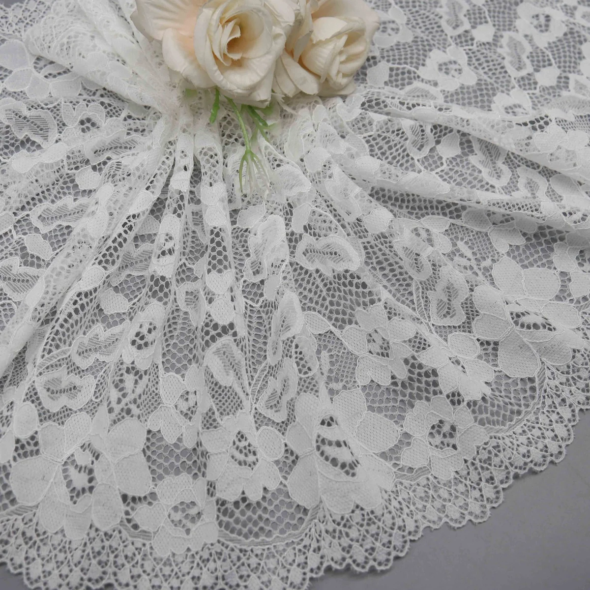 Factory Direct 25cm Stretch Galloon Lace for Lingerie and Waistbands