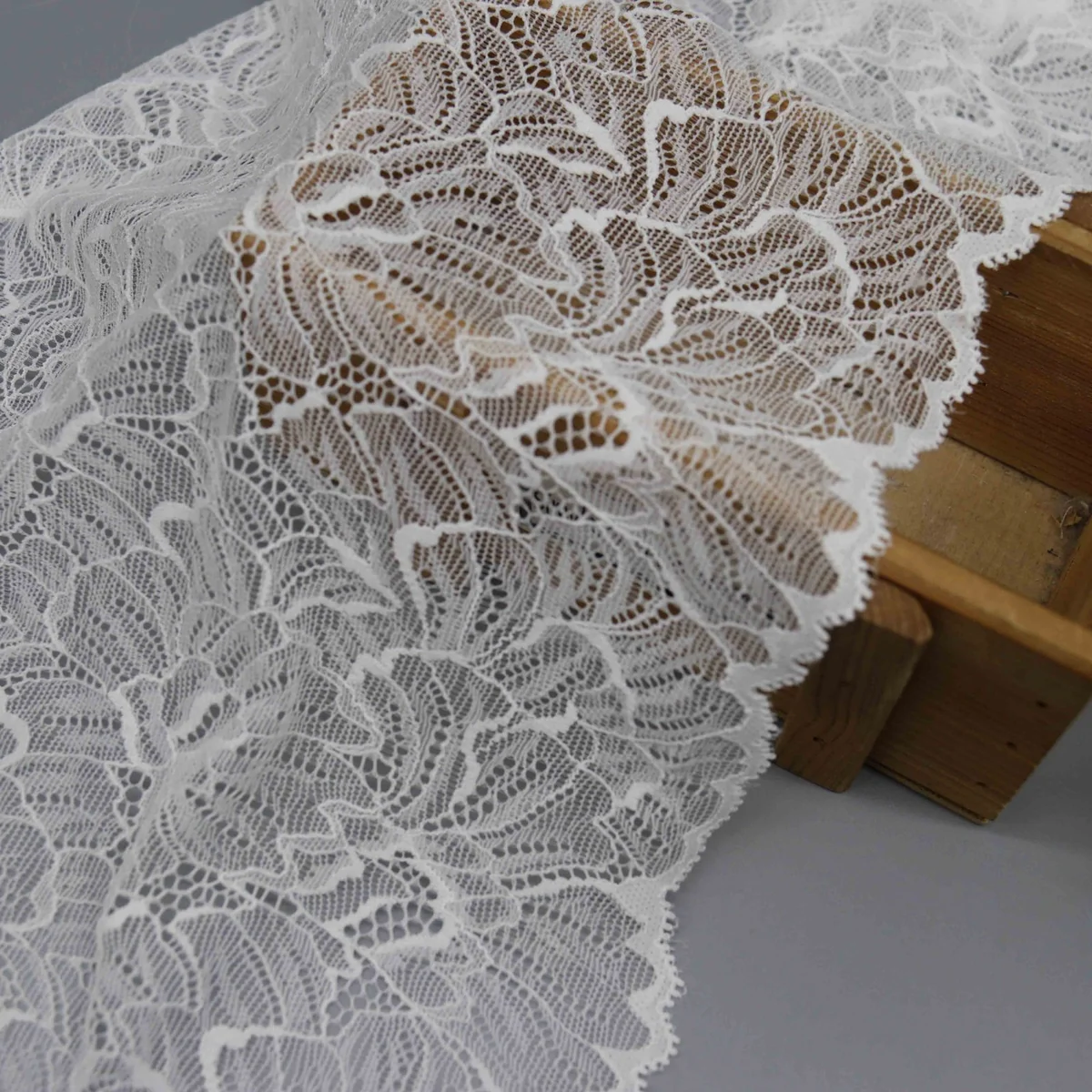 Factory Direct 25cm Stretch Galloon Lace for Lingerie and Waistbands