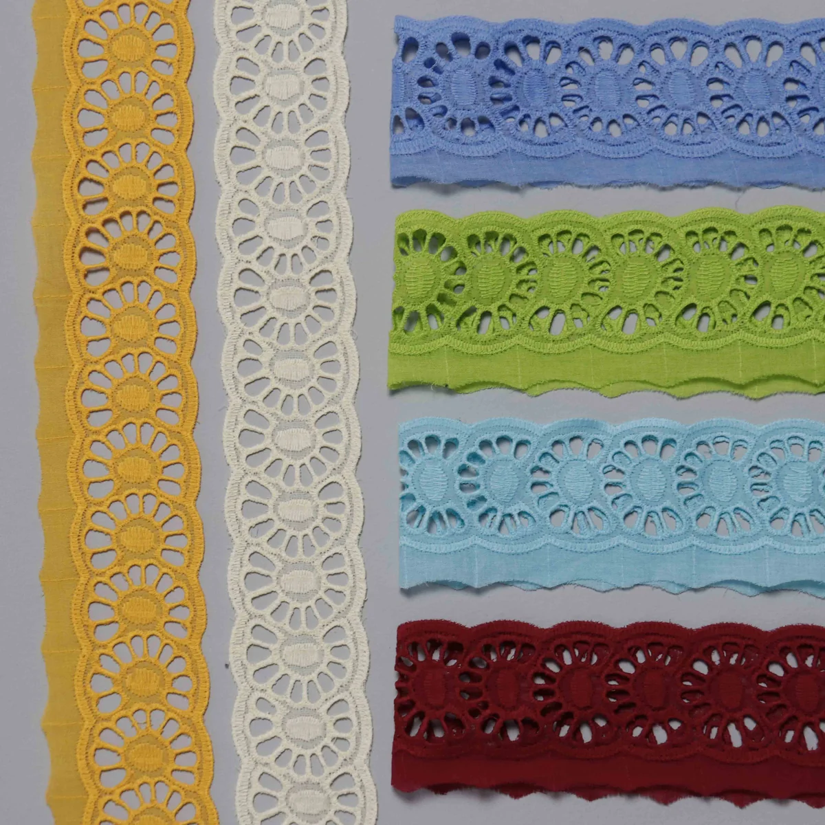 Factory Direct Cotton Lace Trim for Apparel and Crafting