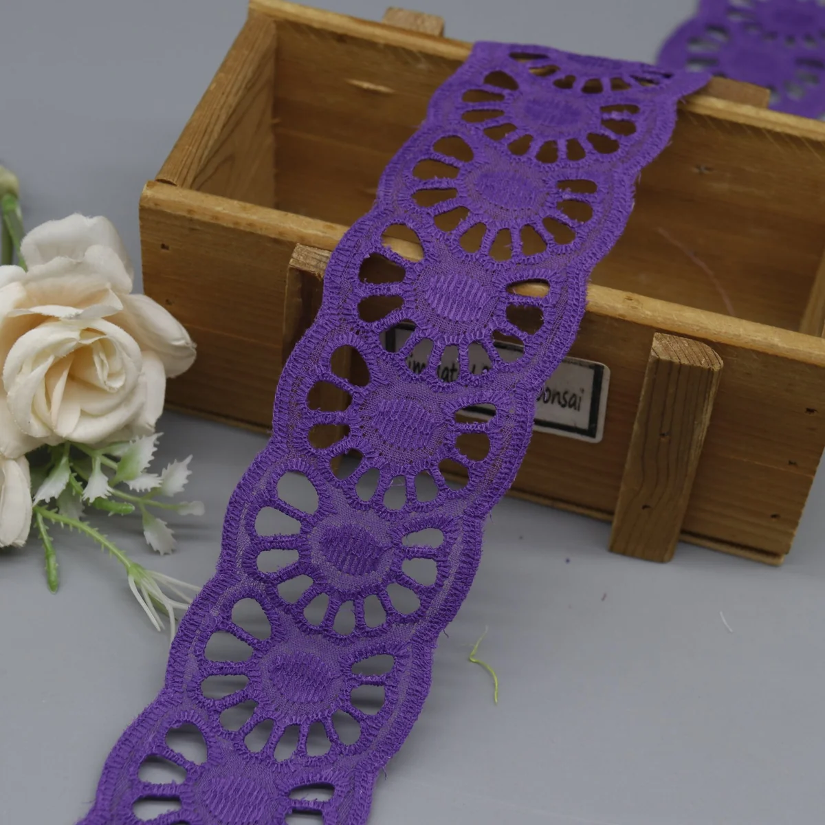 Factory Direct Cotton Lace Trim for Apparel and Crafting