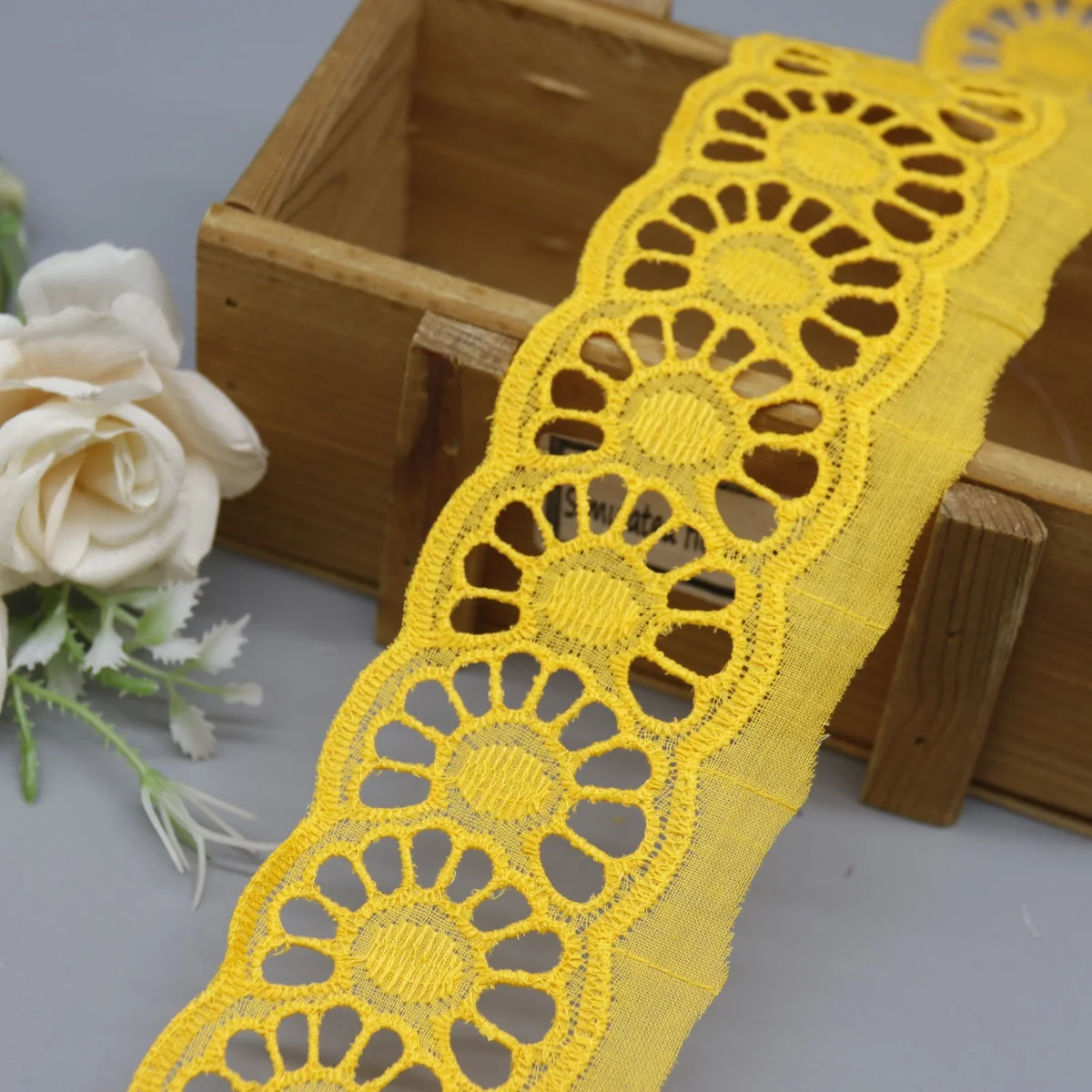 Factory Direct Cotton Lace Trim for Apparel and Crafting