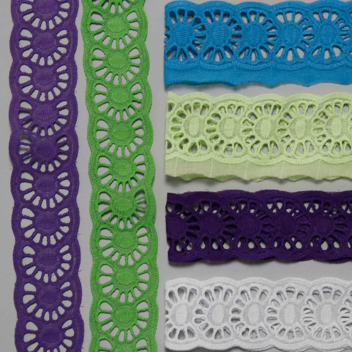 Factory Direct Cotton Lace Trim for Apparel and Crafting