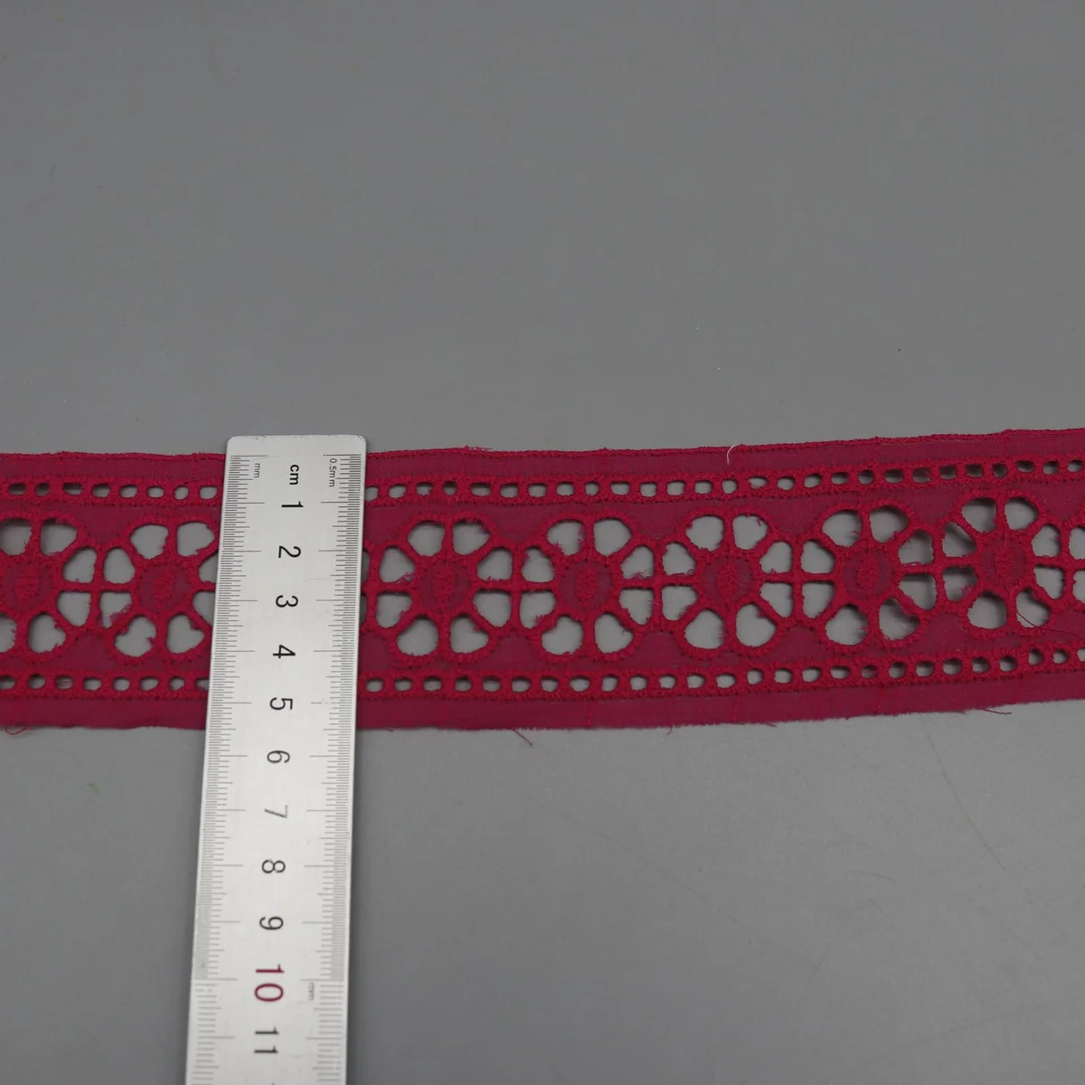 Factory Direct Floral Medallion Cotton Lace Trim for Apparel Edging