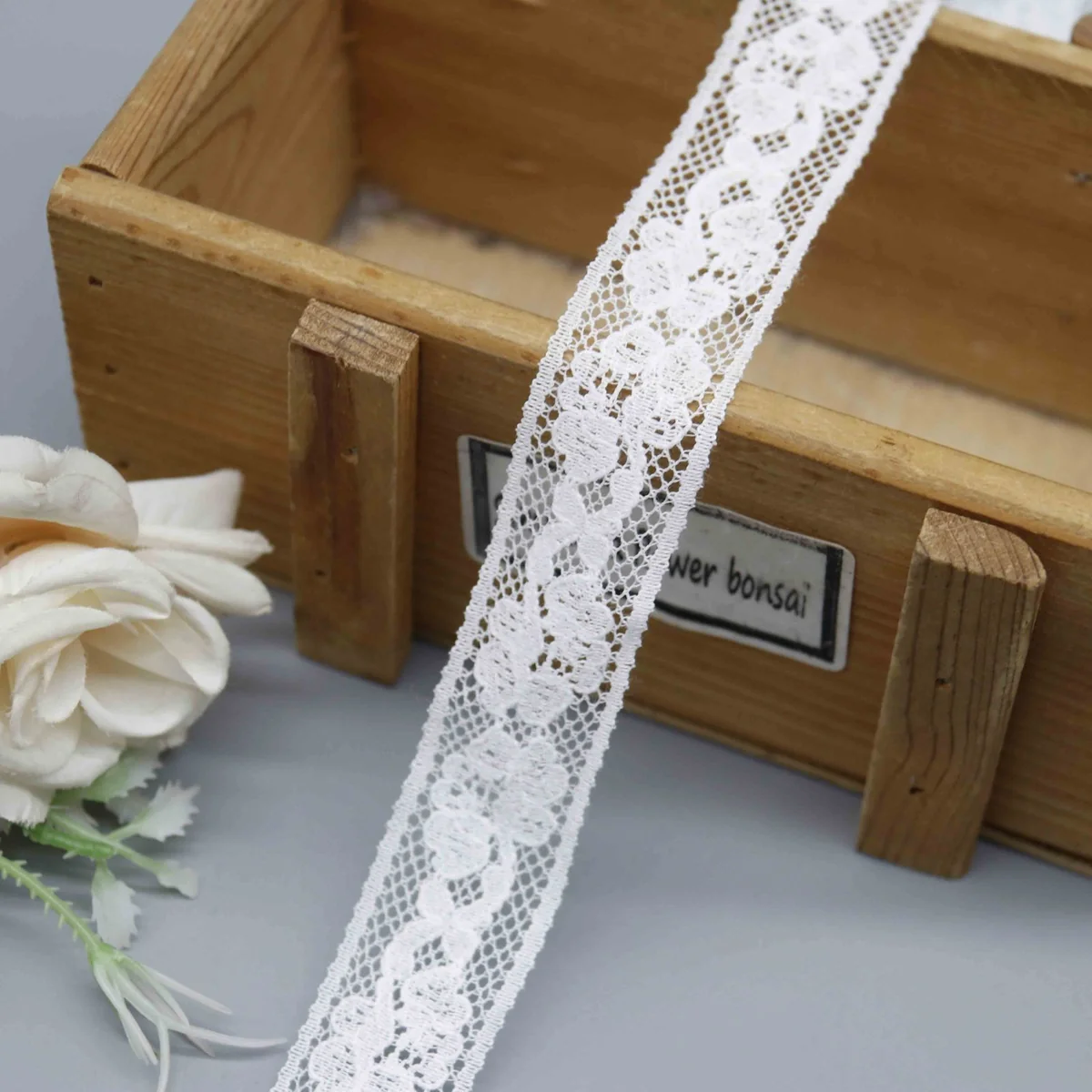 Factory Direct Floral Mesh Lace Trim for Lingerie and Craft Projects