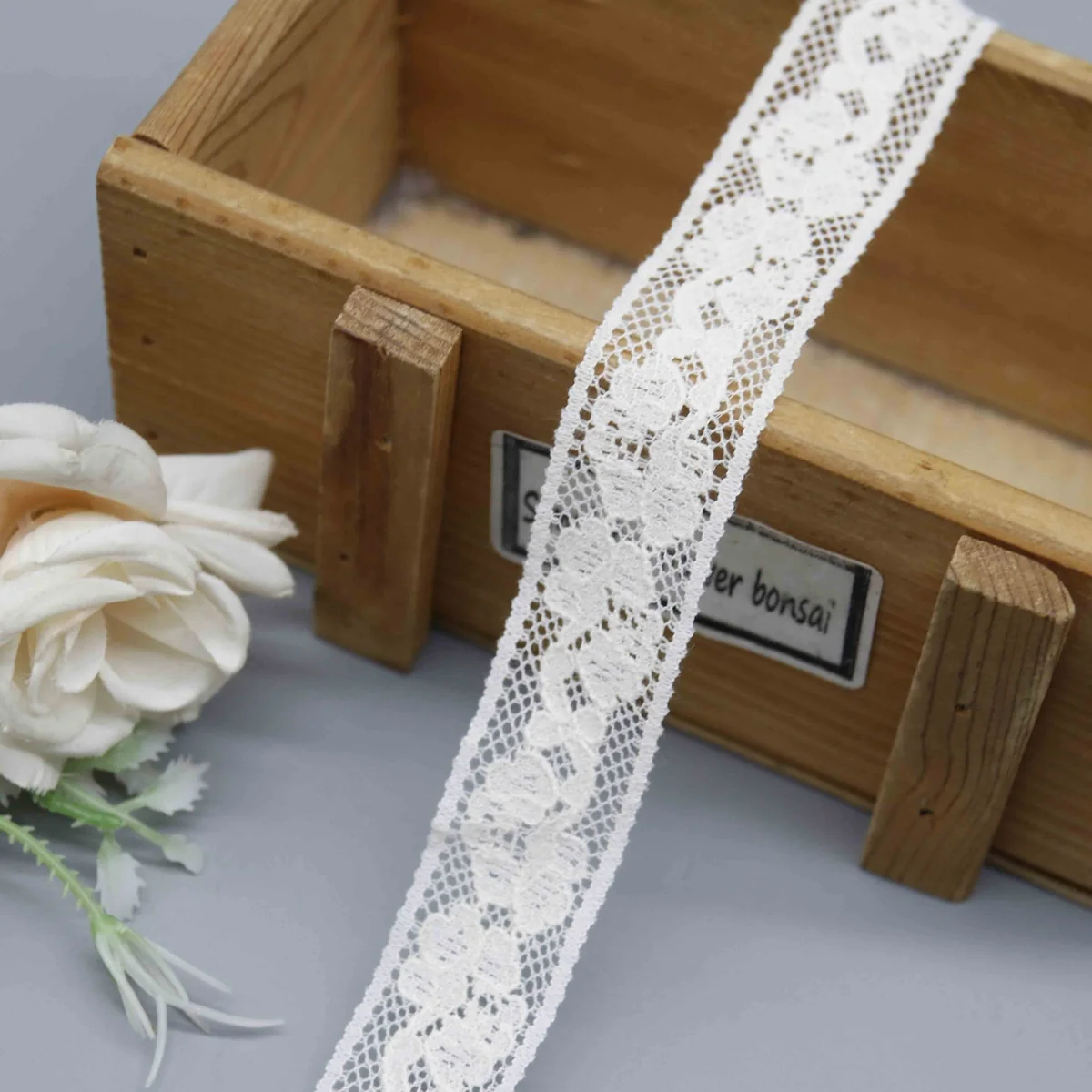 Factory Direct Floral Mesh Lace Trim for Lingerie and Craft Projects