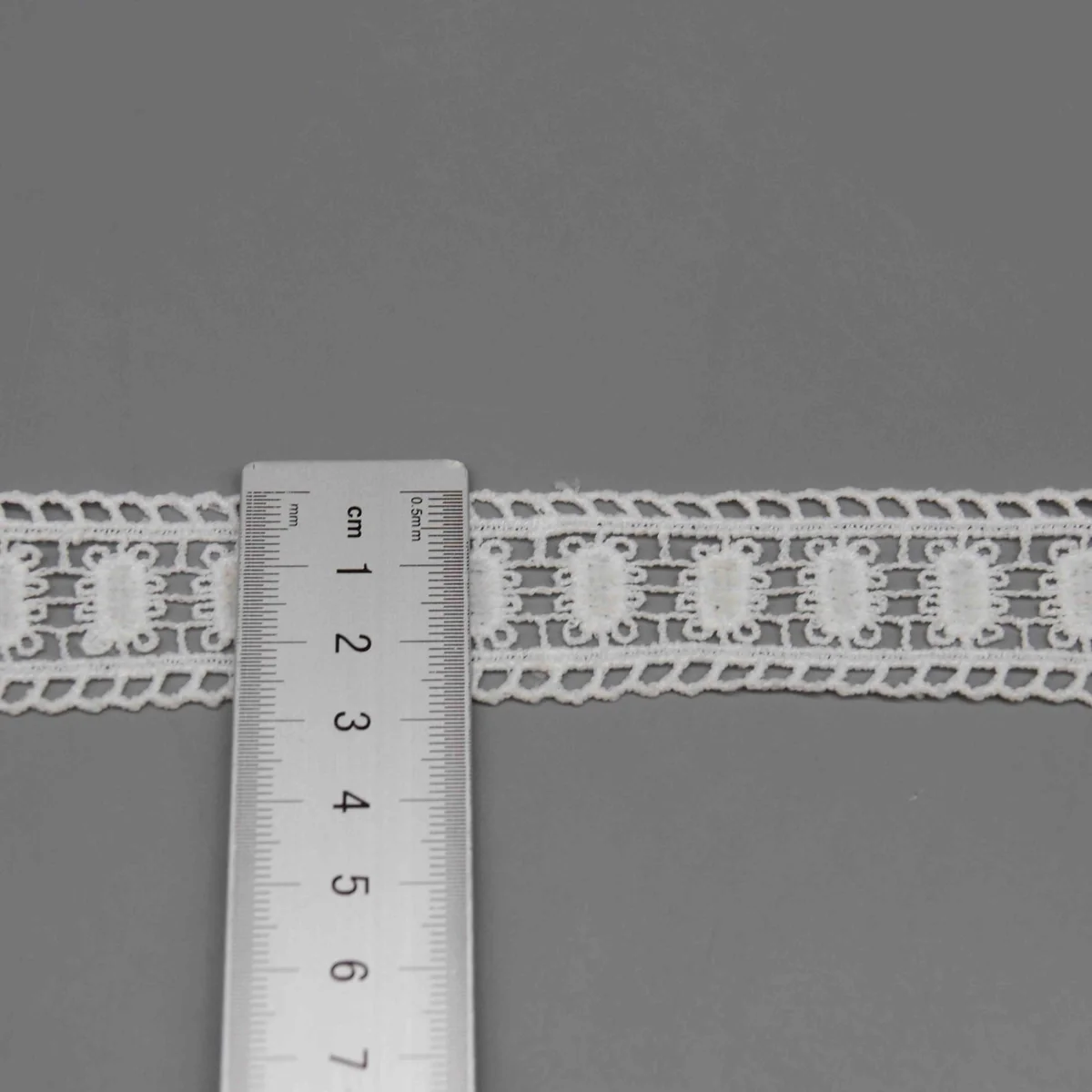 Factory Direct Geometric Water Soluble Lace Trim for Lingerie and Apparel