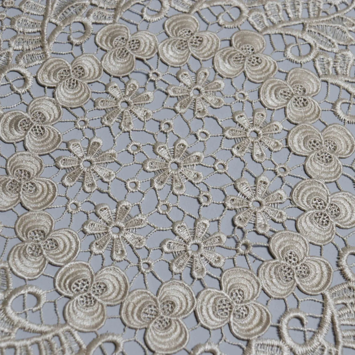 Factory Direct Guipure Lace Doily for Elegant Table Decor