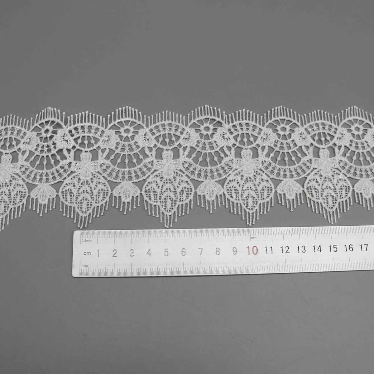 Factory Direct Guipure Lace Trim for Bridal Gown Hems