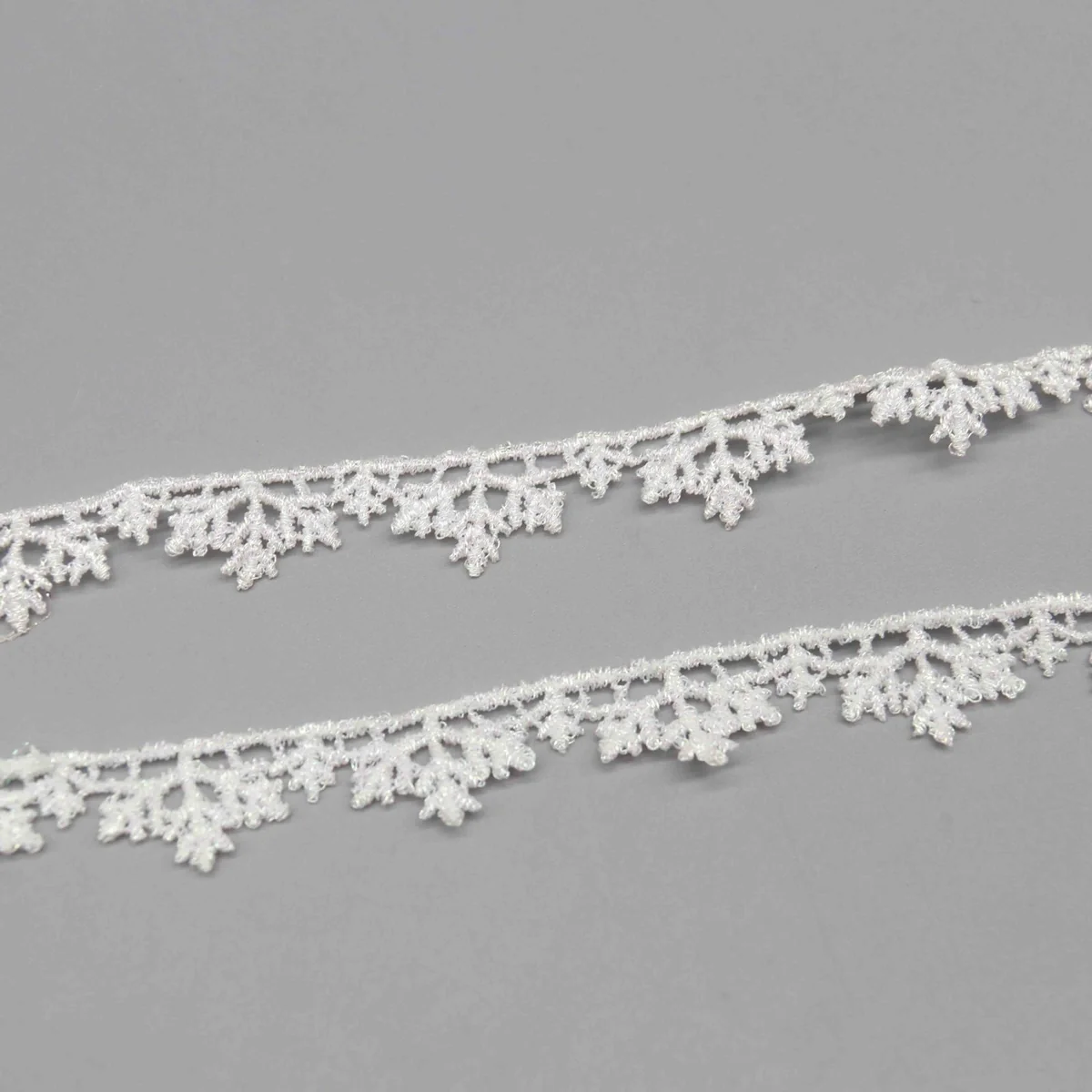 Factory Direct Metallic Guipure Lace Trim for Apparel Edging and Crafts