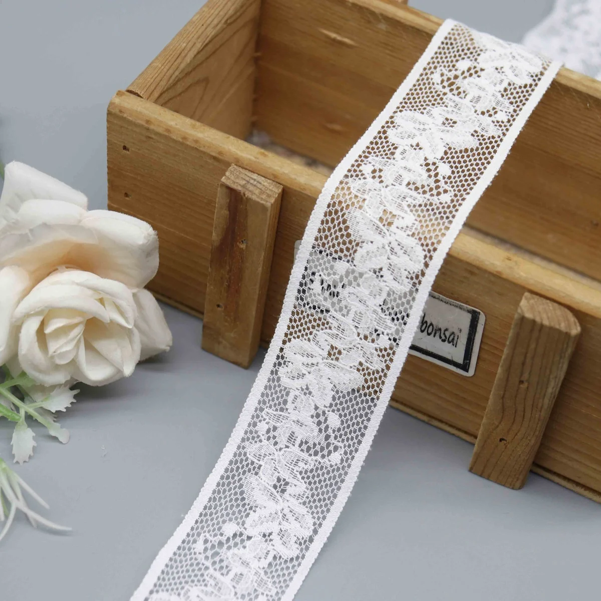 Factory Direct Nylon Cotton Lace Trim for Lingerie and Crafts