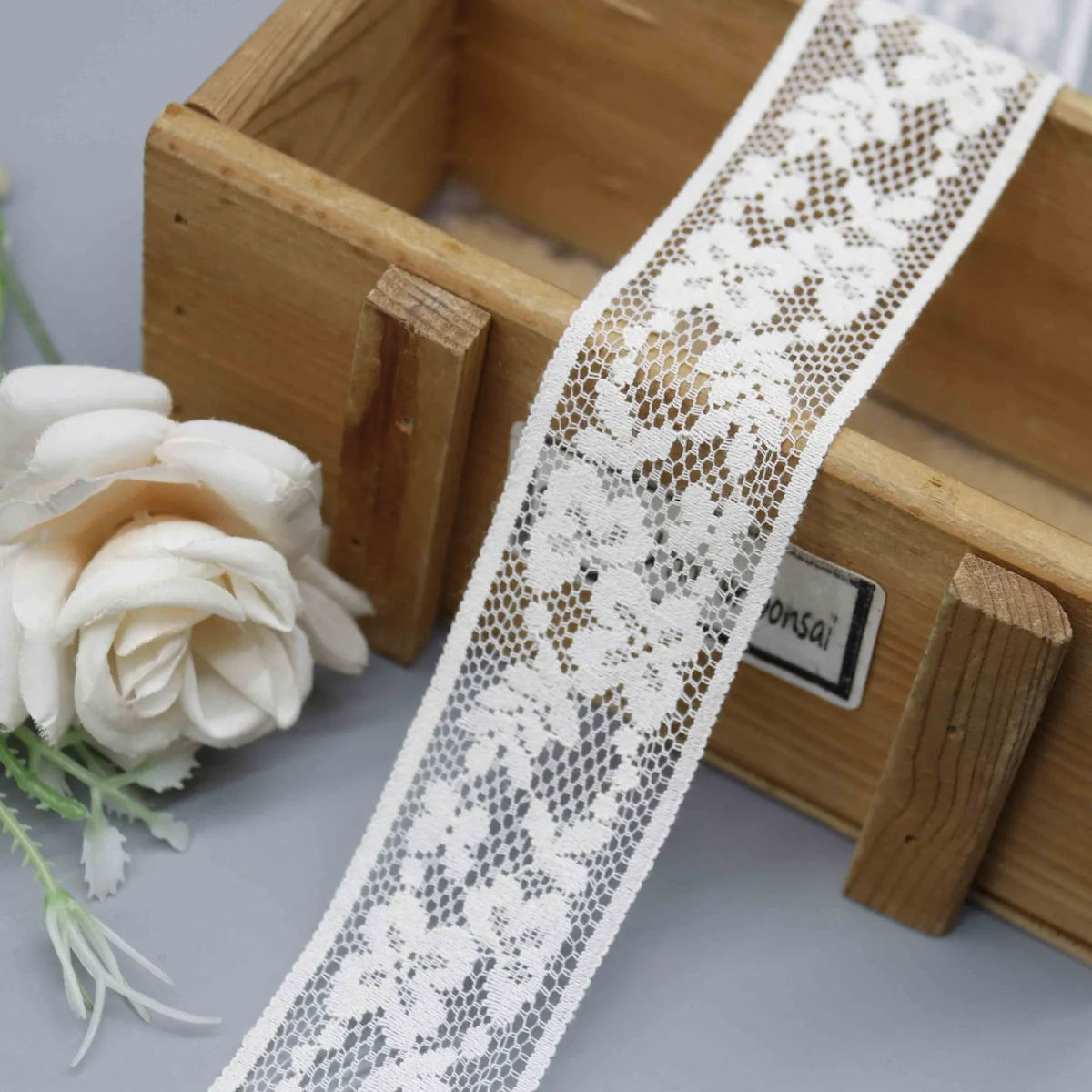 Factory Direct Nylon Cotton Lace Trim for Lingerie and Crafts