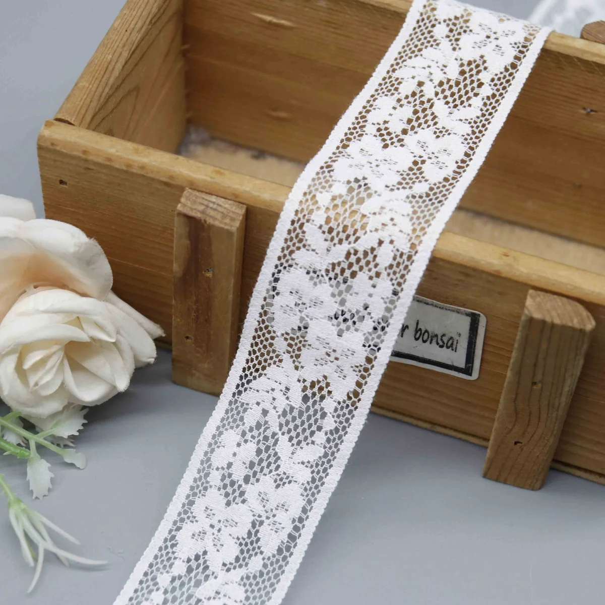 Factory Direct Nylon Cotton Lace Trim for Lingerie and Crafts