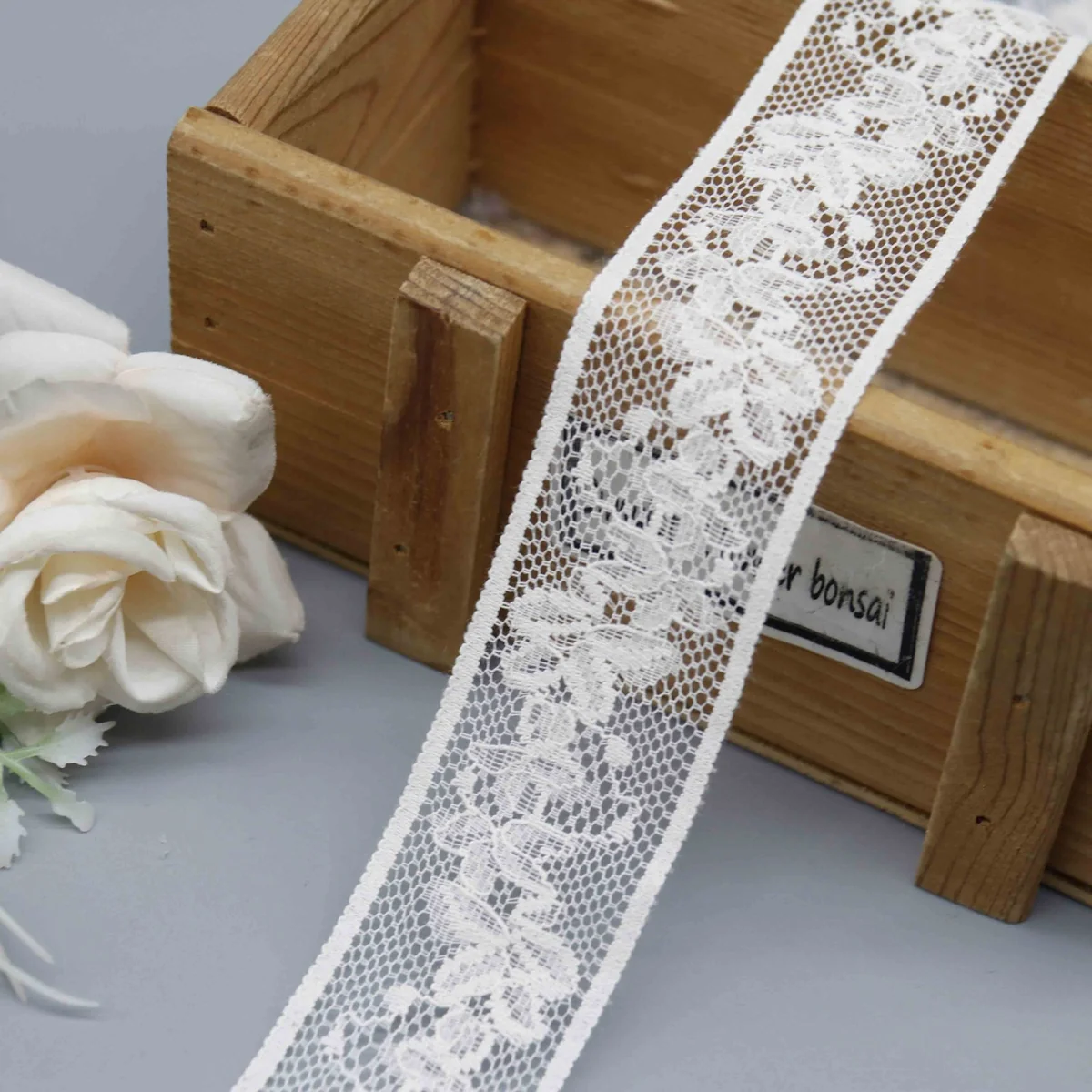 Factory Direct Nylon Cotton Lace Trim for Lingerie and Crafts