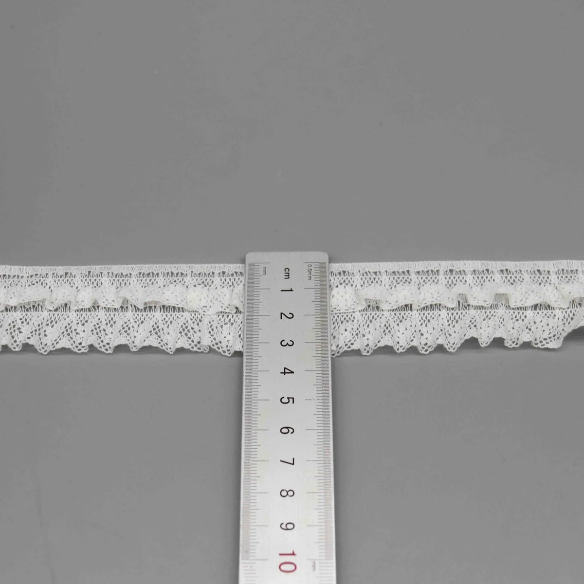 Factory Direct Ruffled Lace Trim for Lingerie and Garment Edging