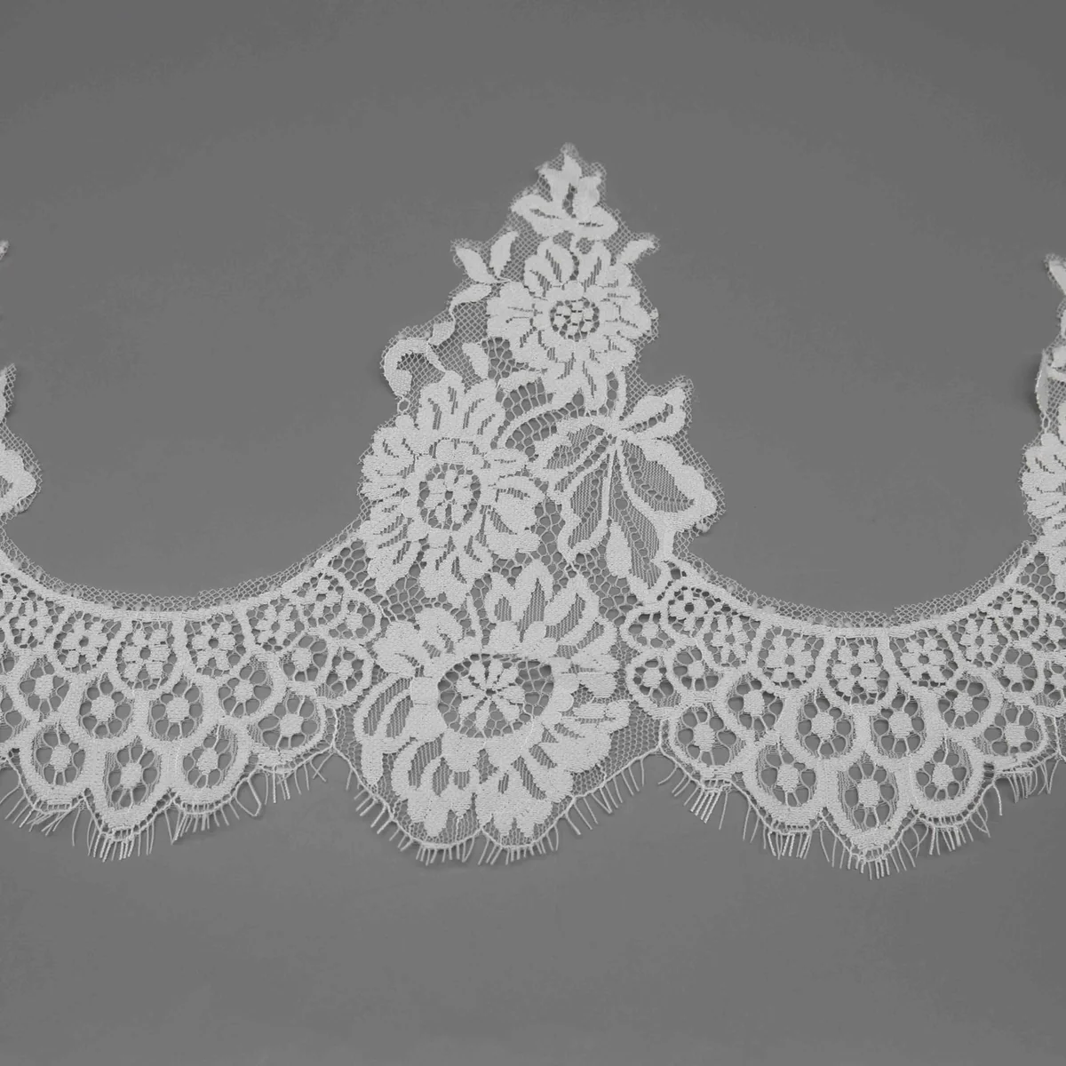 Floral and Botanical Motifs With A Double Galloon Lace Trim for Lingerie