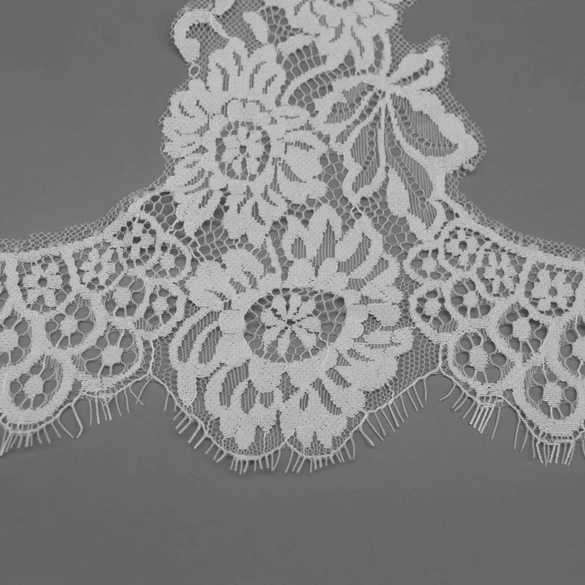 Floral and Botanical Motifs With A Double Galloon Lace Trim for Lingerie