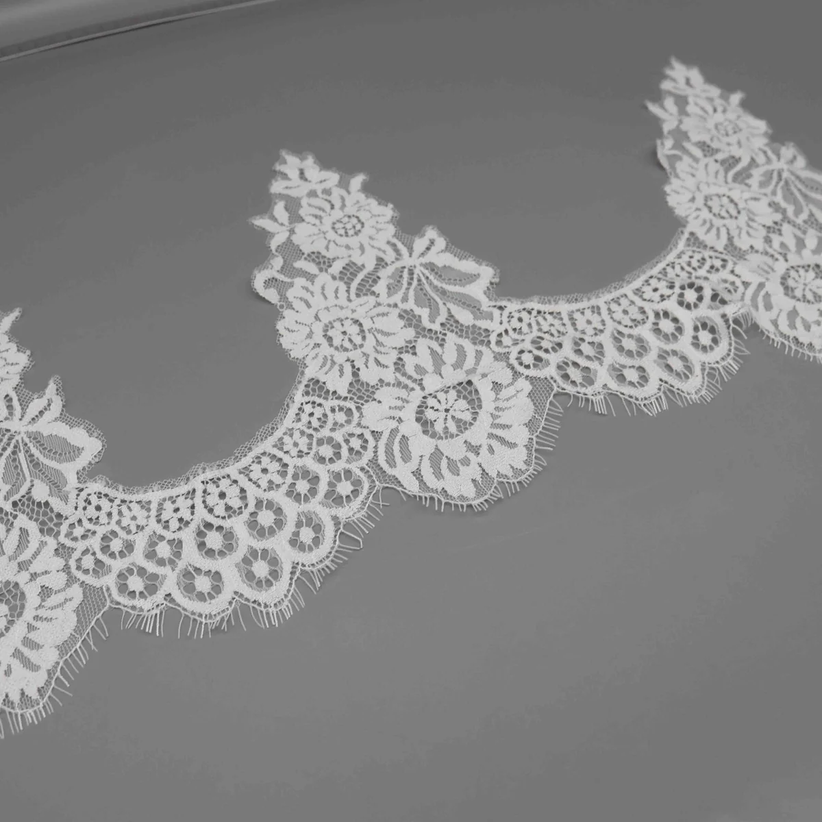 Floral and Botanical Motifs With A Double Galloon Lace Trim for Lingerie