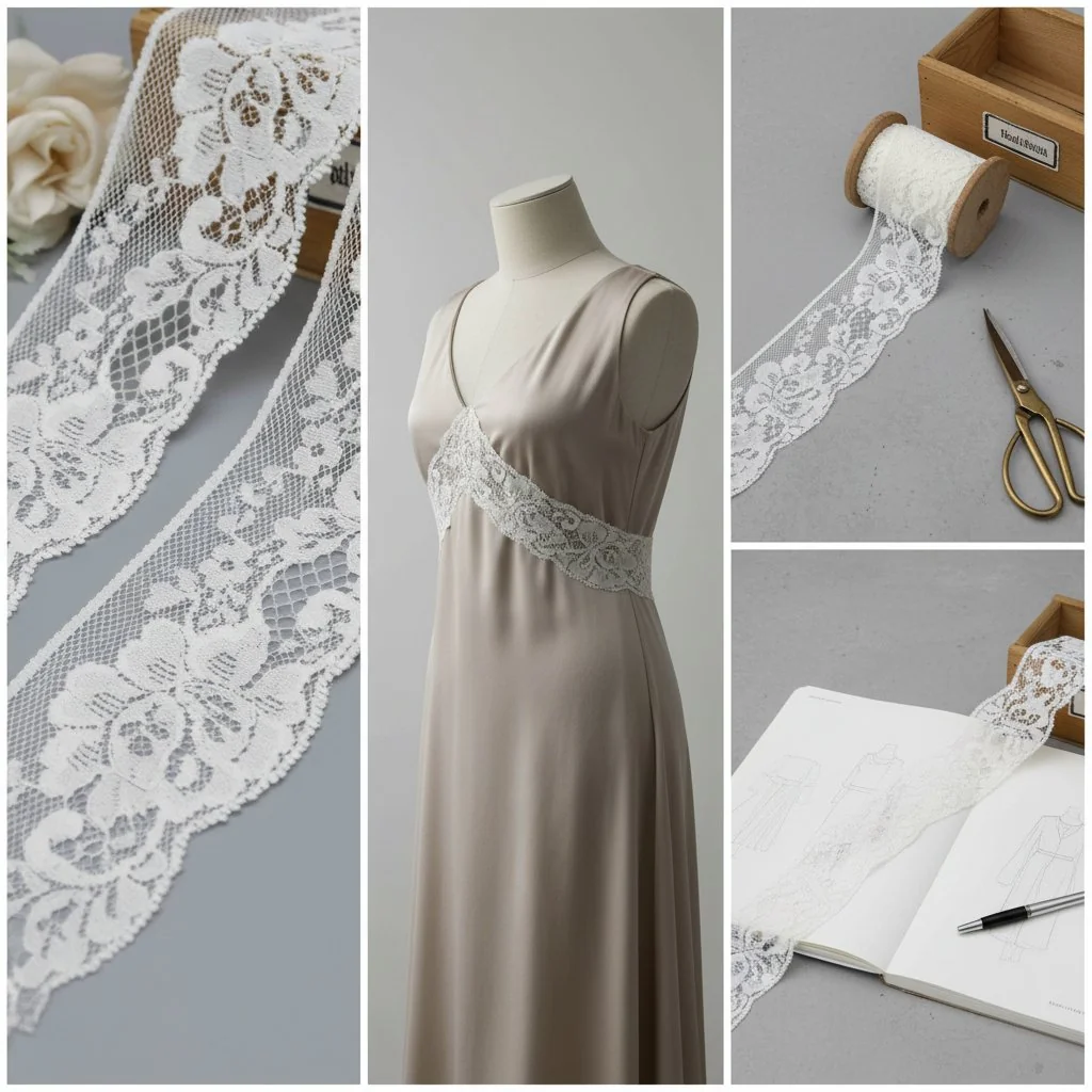 Floral Lace Trim for Lingerie