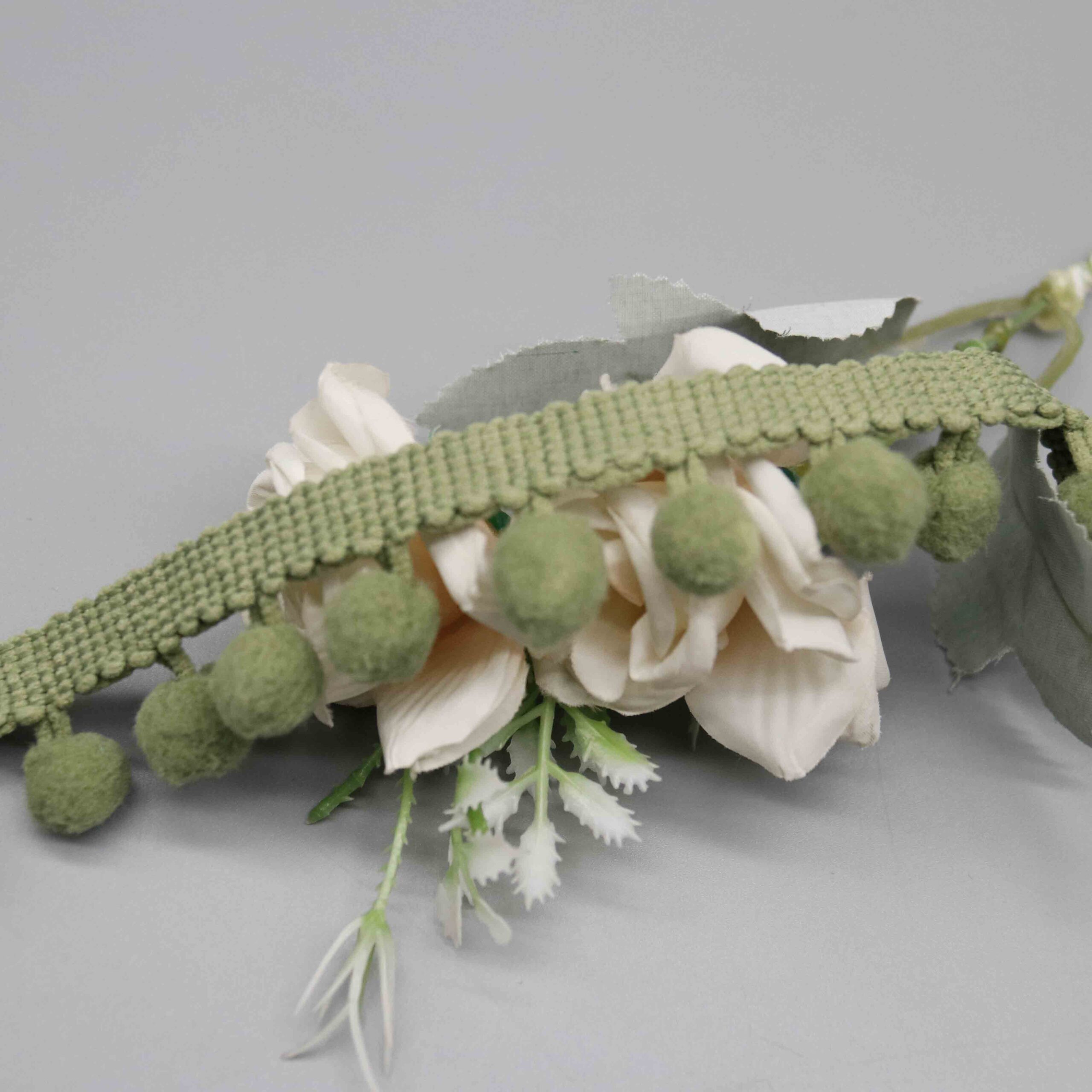Color-accurate shot demonstrating the sage olive green tone under neutral lighting.