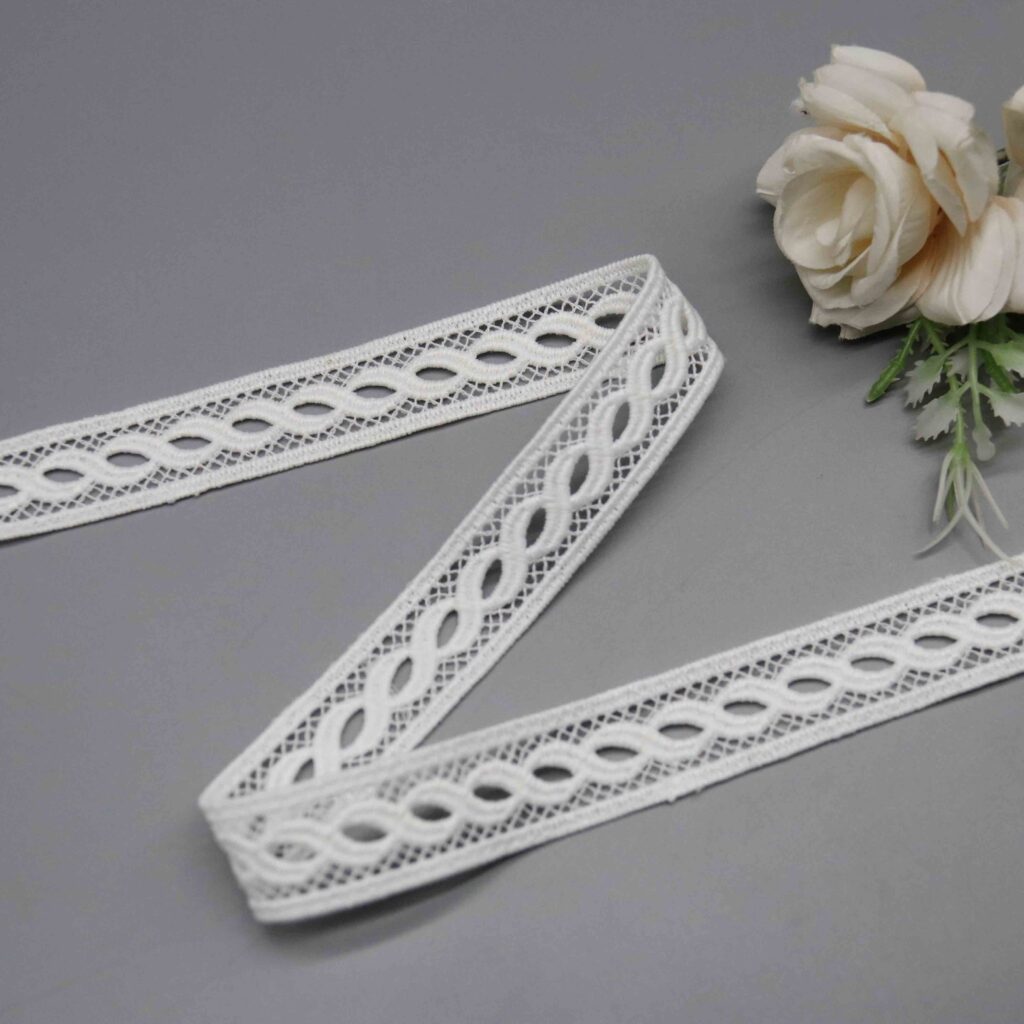 Backlit demonstration of the openwork density and see-through characteristics