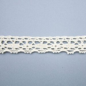 Narrow Eyelet Crocheted Cotton Lace Garment Lace Trim for Clothing